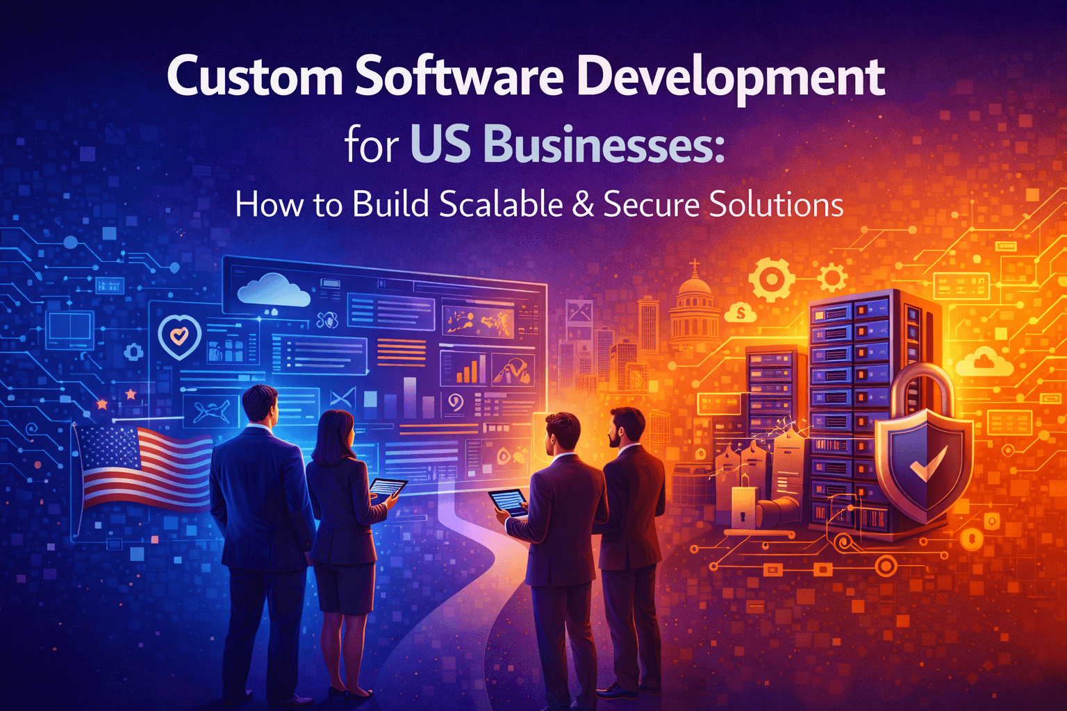 Custom Software Development for US Businesses: How to Build Scalable & Secure Solutions