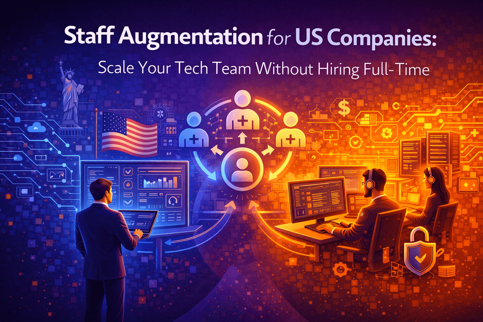 Staff Augmentation for US Companies: Scale Your Tech Team Without Hiring Full-Time