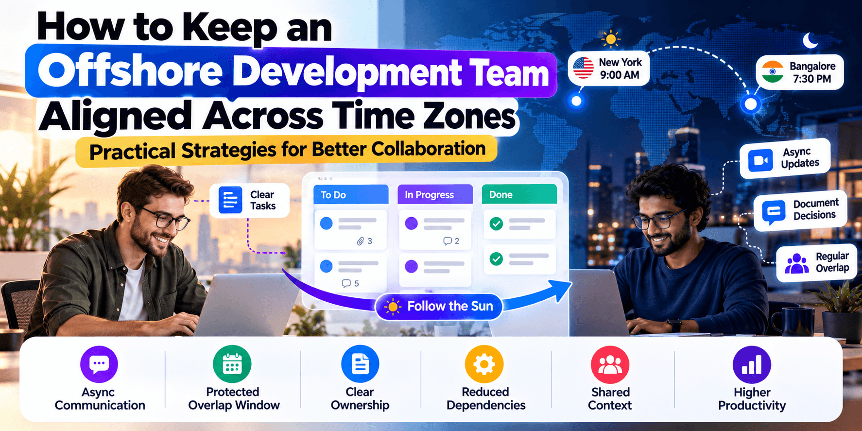 Keep an Offshore Dev Team Aligned Across Time Zones
