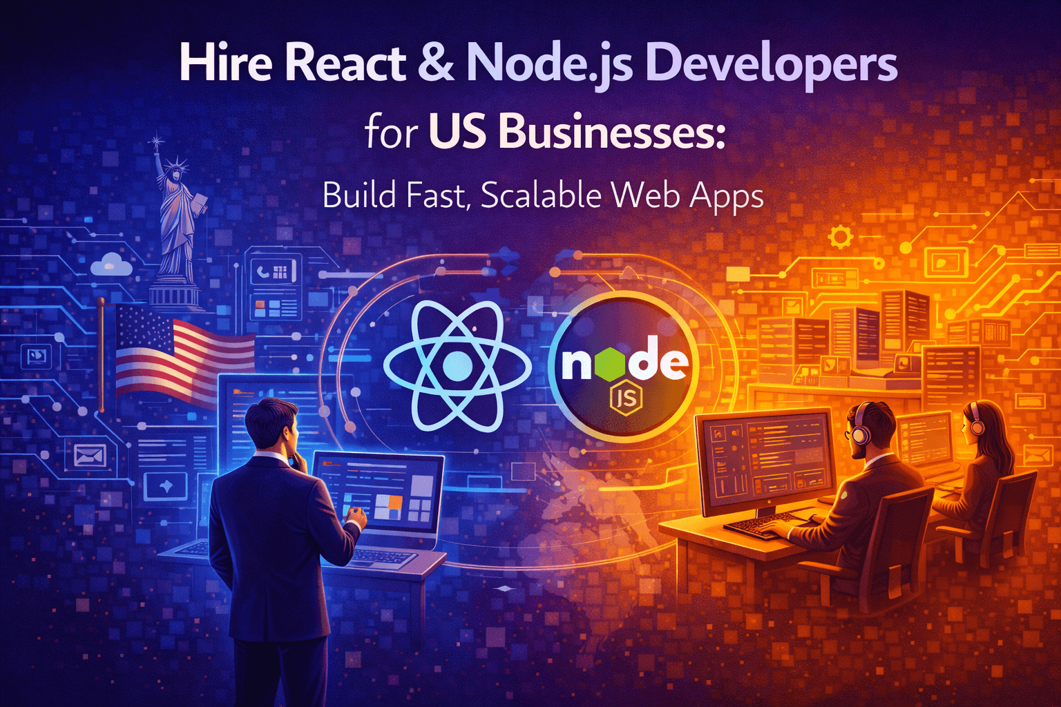 Hire React & Node.js Developers for US Businesses: Build Fast, Scalable Web Apps