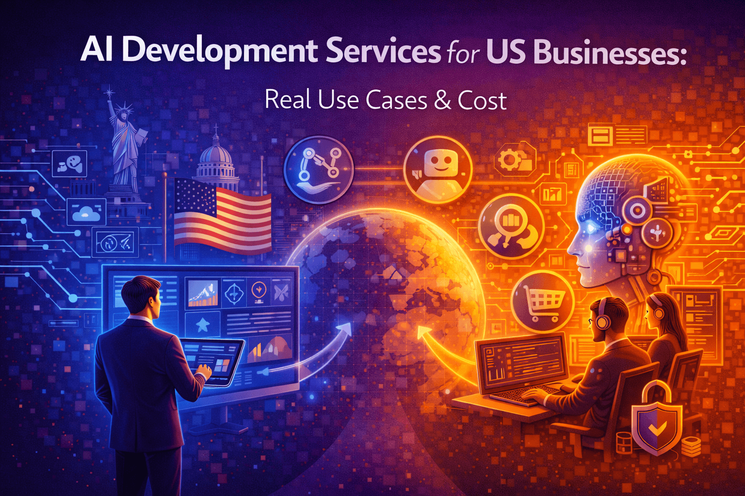 AI Development Services for US Businesses: Real Use Cases & Cost